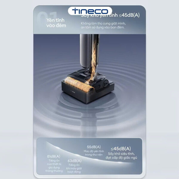Máy lau nhà Tineco S9 Artist Steam Pro gập nghiêng 180° – Bảo hành chính hãng 24 Tháng