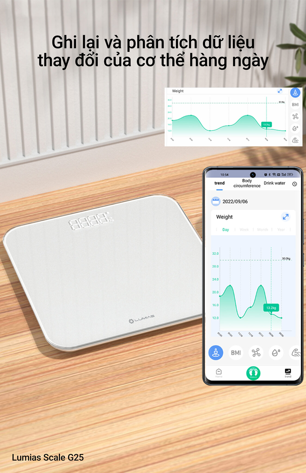 Cân Điện Tử Lumias Scale G25 – Hàng Chính Hãng – BH 6 Tháng 50 G25 3 1