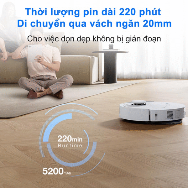 Robot hút bụi Ecovacs Deebot T30C – Bảo hành chính hãng 24 tháng