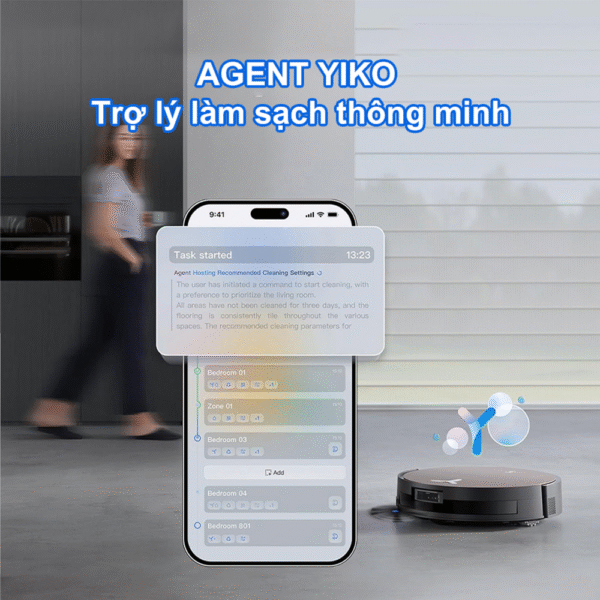 Robot hút bụi Ecovacs Deebot X11 OmniCyclone – Bảo hành chính hãng 24 tháng