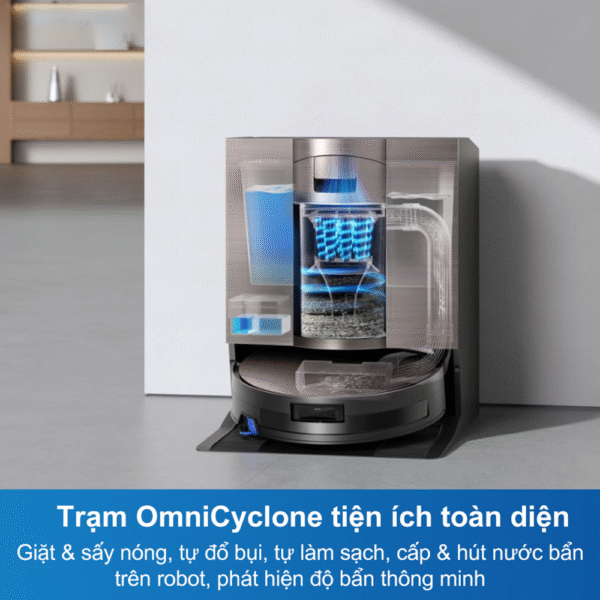 Robot hút bụi Ecovacs Deebot X11 OmniCyclone – Bảo hành chính hãng 24 tháng