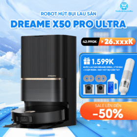 Robot hút bụi lau nhà Dreame X50 Pro Ultra – Bản Quốc Tế – Bảo Hành 24 Tháng