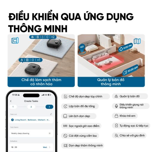 Robot hút bụi Eufy E28 – Bảo hành chính hãng 24 tháng