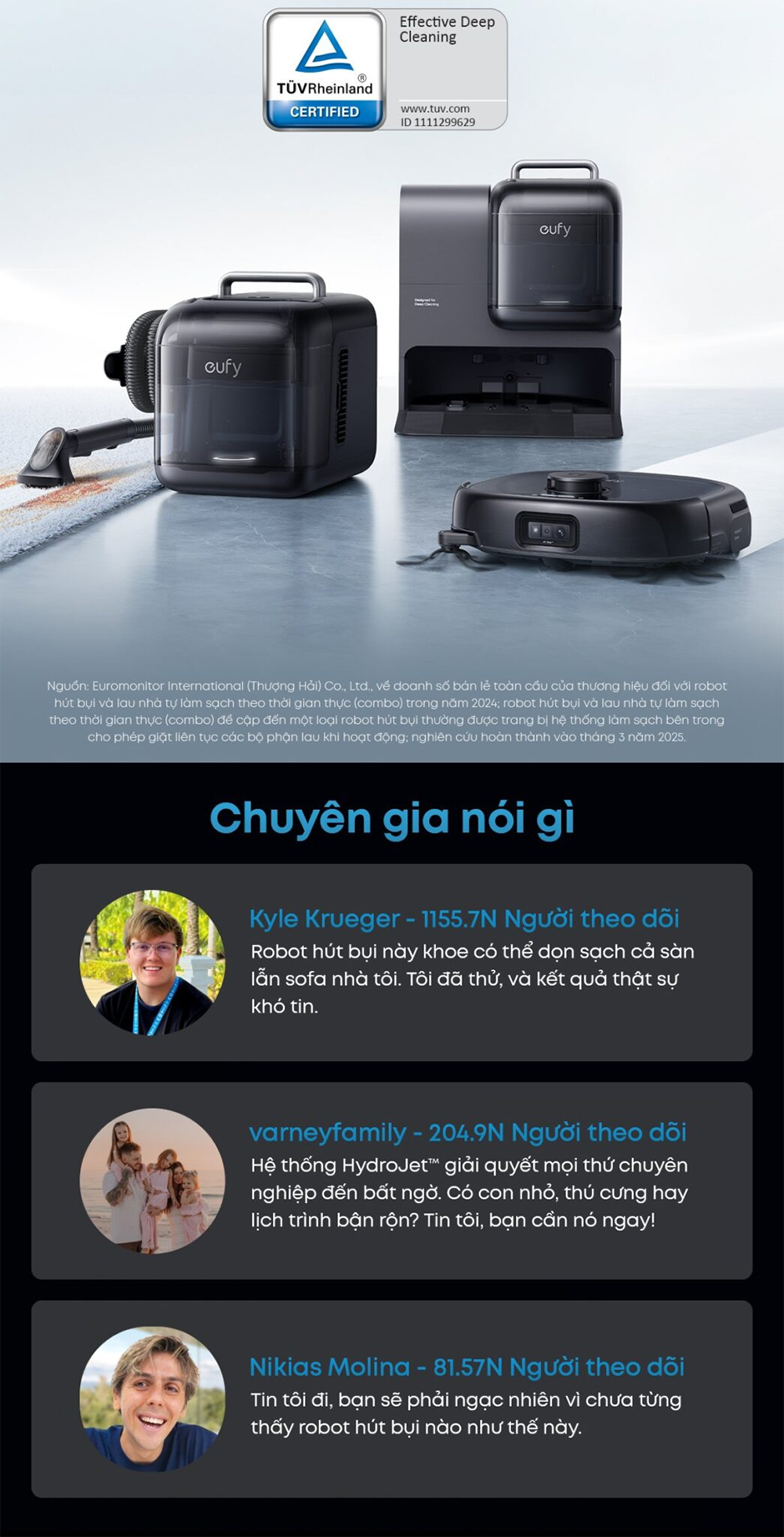Robot hút bụi Eufy E28 - Bảo hành chính hãng 24 tháng 53 Eufy 2