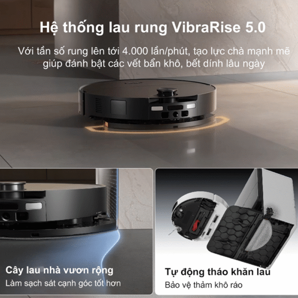 Robot hút bụi Roborock Saros 20 Sonic – Bảo hành chính hãng 24 Tháng