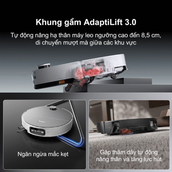 Robot hút bụi Roborock Saros 20 Sonic – Bảo hành chính hãng 24 Tháng