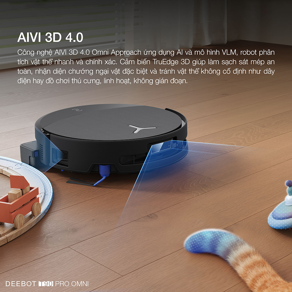 Robot hút bụi Ecovacs Deebot T90 Pro Omni - Bảo hành chính hãng 24 tháng 50 T90 Pro Omni 10