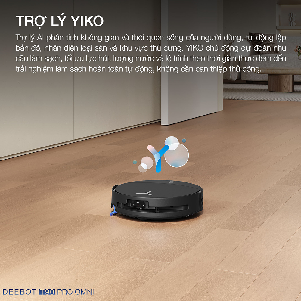Robot hút bụi Ecovacs Deebot T90 Pro Omni - Bảo hành chính hãng 24 tháng 59 T90 Pro Omni 19