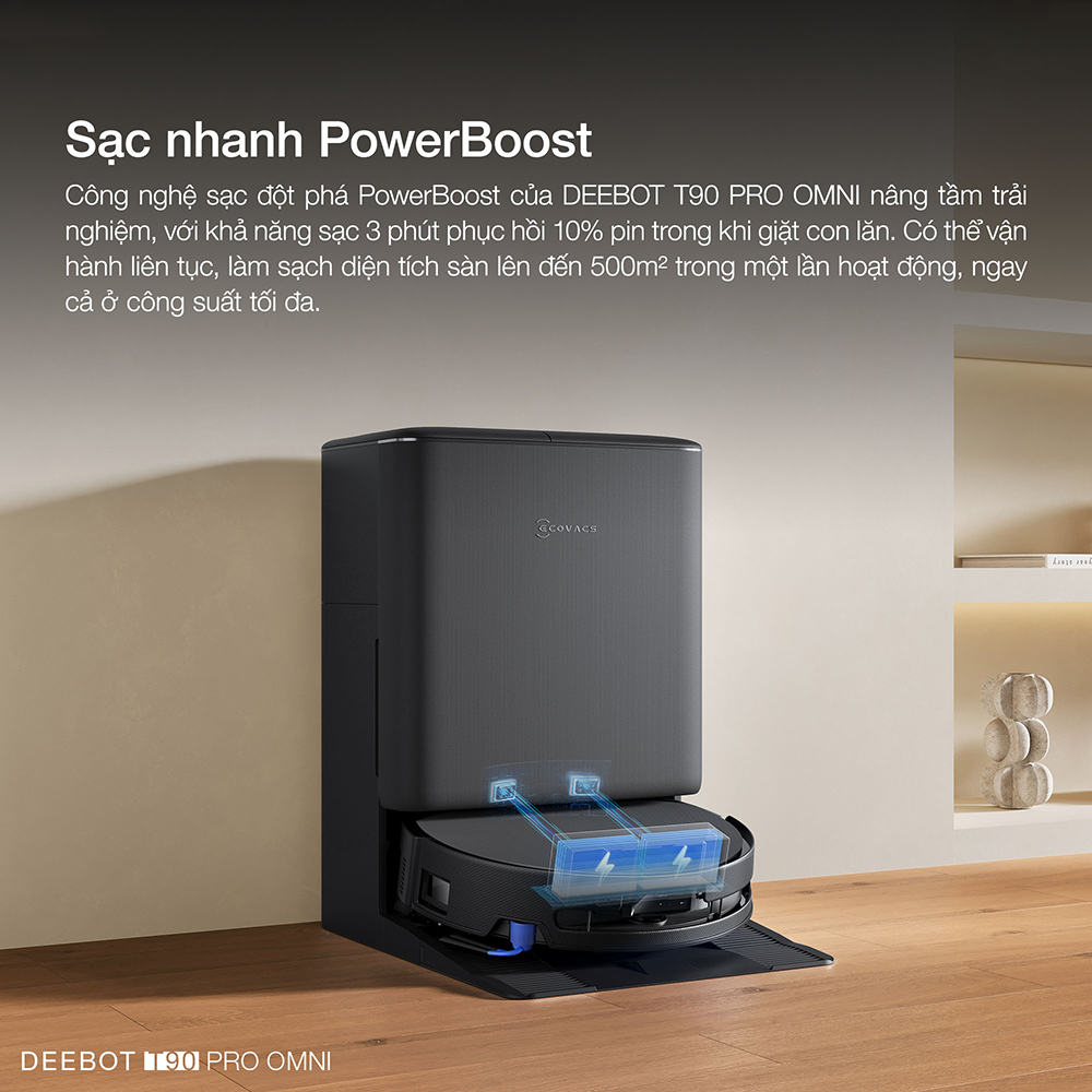Robot hút bụi Ecovacs Deebot T90 Pro Omni - Bảo hành chính hãng 24 tháng 45 T90 Pro Omni 5
