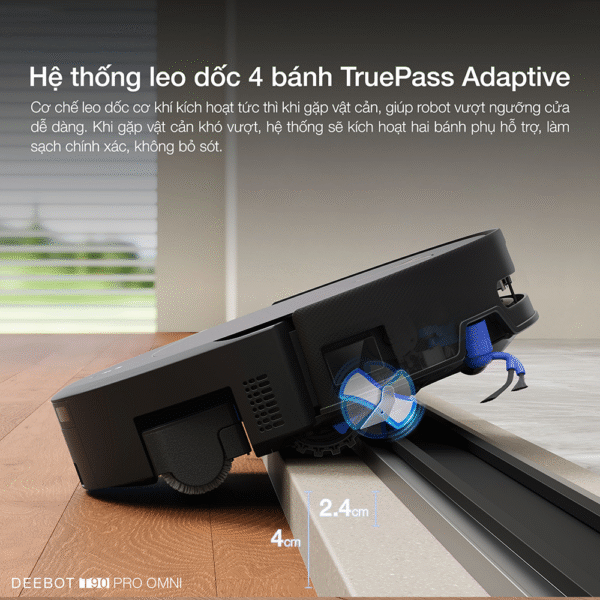 Robot hút bụi Ecovacs Deebot T90 Pro Omni – Bảo hành chính hãng 24 tháng