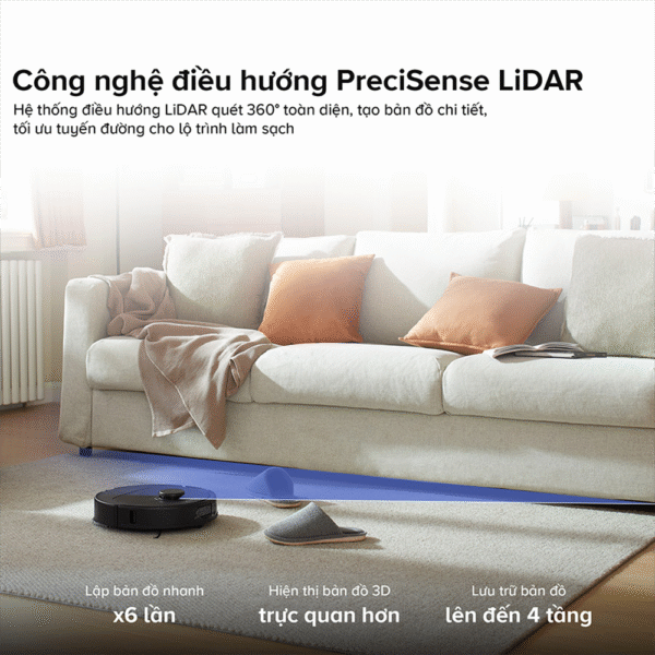 Robot hút bụi Roborock Qrevo S Pro – Bảo hành chính hãng 24 Tháng