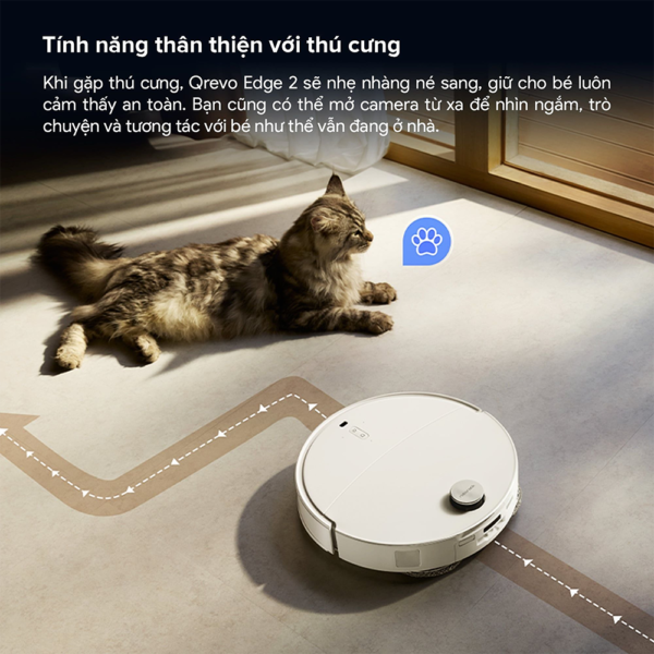 Robot hút bụi Roborock Qrevo Edge 2 – Bảo hành chính hãng 24 Tháng