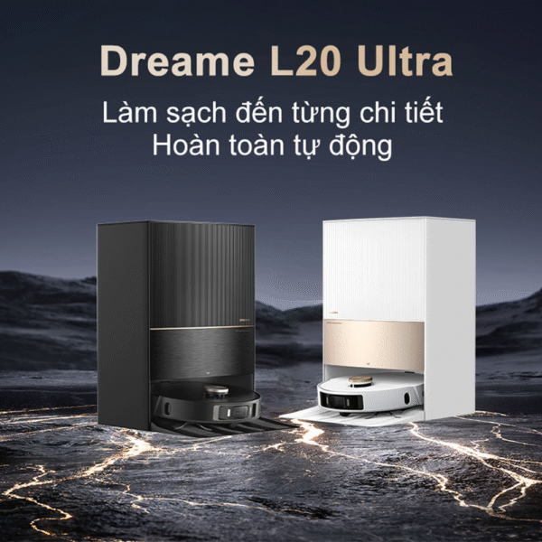 Robot Hút Bụi Lau Nhà Dreame L20 Ultra – Bản Quốc Tế – Bảo Hành 24 Tháng