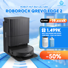 Robot hút bụi Roborock Qrevo Edge 2 – Bảo hành chính hãng 24 Tháng