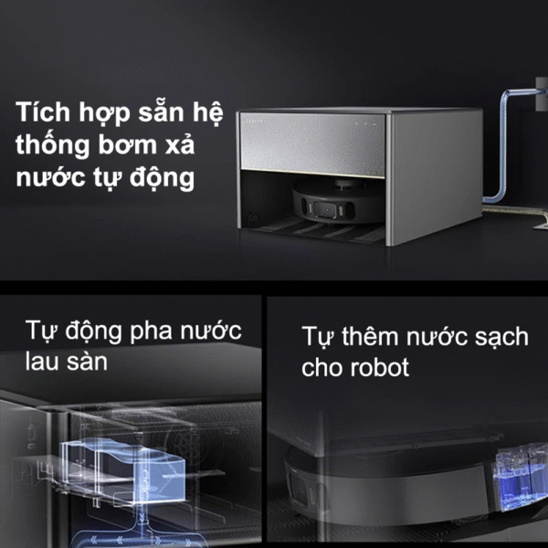 Robot hút bụi lau nhà Dreame X30 Master – Bản Quốc Tế – Bảo Hành 24 Tháng
