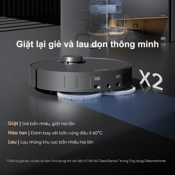 Robot hút bụi lau nhà Dreame X30 Master – Bản Quốc Tế – Bảo Hành 24 Tháng