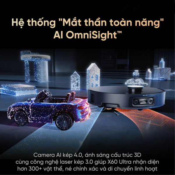 Robot hút bụi lau nhà Dreame X60 Ultra – Bản Quốc Tế – Bảo Hành 24 Tháng