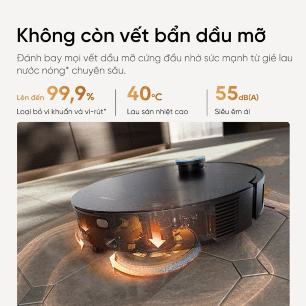 Robot hút bụi lau nhà Dreame X60 Ultra – Bản Quốc Tế – Bảo Hành 24 Tháng