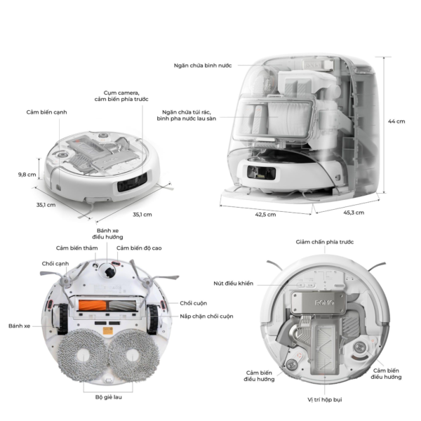 Robot hút bụi DJI ROMO – Bảo hành chính hãng 12 Tháng