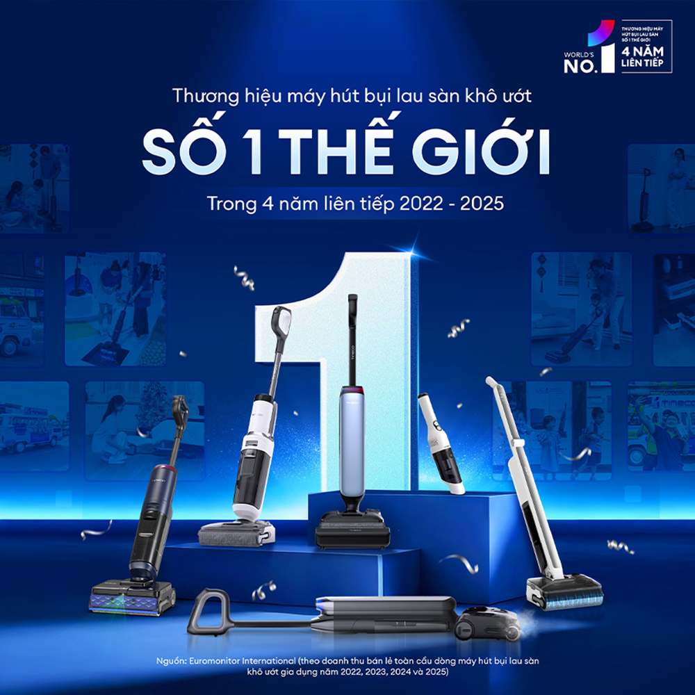 Máy hút bụi lau nhà Tineco Floor One S6 Stretch Max - Bảo hành 24 tháng 34 S6 Stretch