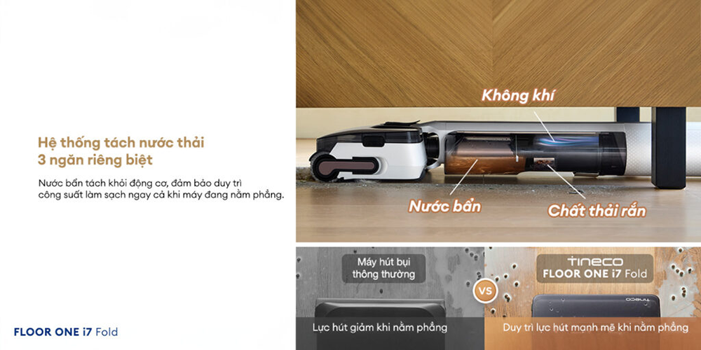 Máy hút bụi lau nhà Tineco Floor One i7 Fold - Bảo hành 24 tháng 76 i7 Fold 10