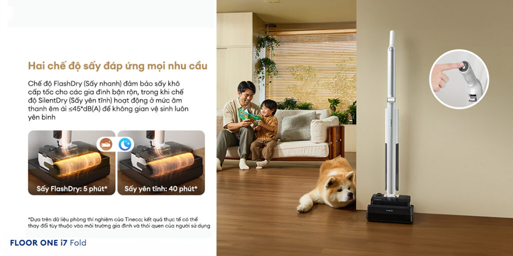 Máy hút bụi lau nhà Tineco Floor One i7 Fold - Bảo hành 24 tháng 81 i7 Fold 15