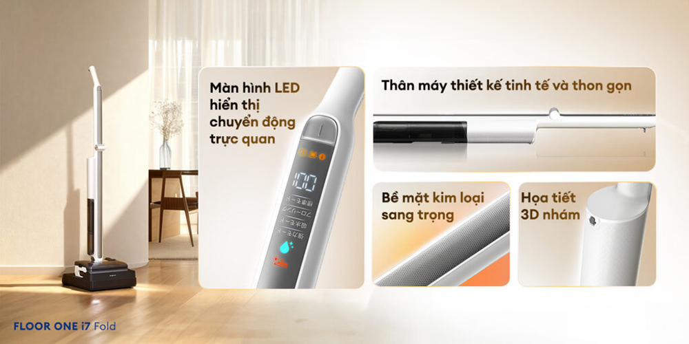 Máy hút bụi lau nhà Tineco Floor One i7 Fold - Bảo hành 24 tháng 82 i7 Fold 16
