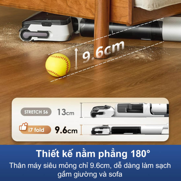 Máy hút bụi lau nhà Tineco Floor One i7 Fold – Bảo hành 24 tháng