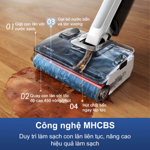 Máy hút bụi lau nhà Tineco Floor One i7 Fold – Bảo hành 24 tháng