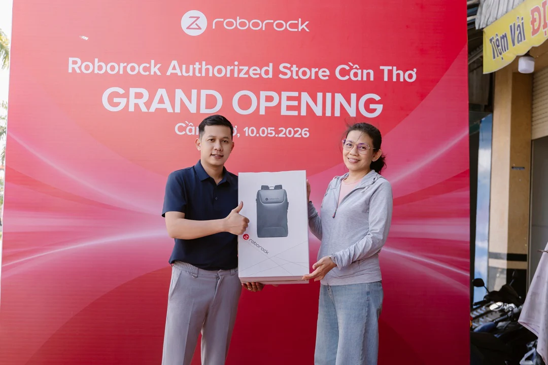 Roborock Authorized Store Cần Thơ chính thức khai trương, tăng trải nghiệm mua sắm cho khách hàng miền Tây 26 Authorized Store Cần Thơ tiếp tục khẳng định cam kết đồng hành cùng người Việt của Roborock