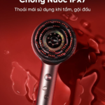 Lược Điện Massage Da Đầu Breo Scalp 3 | Hỗ Trợ Mọc Tóc – Khoang Chứa Serum – Ánh Sáng Đỏ | Bảo hành 12 Tháng