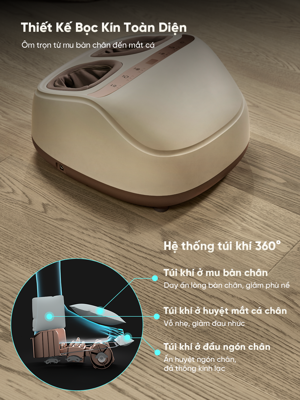 Máy Massage Chân BREO Foot 3 | Mô Phỏng Kỹ Thuật Bấm Huyệt Y Học Cổ Truyền | Bảo hành 12 Tháng 59 Breo Foot 3 5
