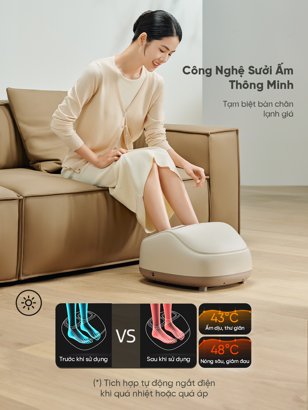 Máy Massage Chân BREO Foot 3 | Mô Phỏng Kỹ Thuật Bấm Huyệt Y Học Cổ Truyền | Bảo hành 12 Tháng 61 Breo Foot 3 7