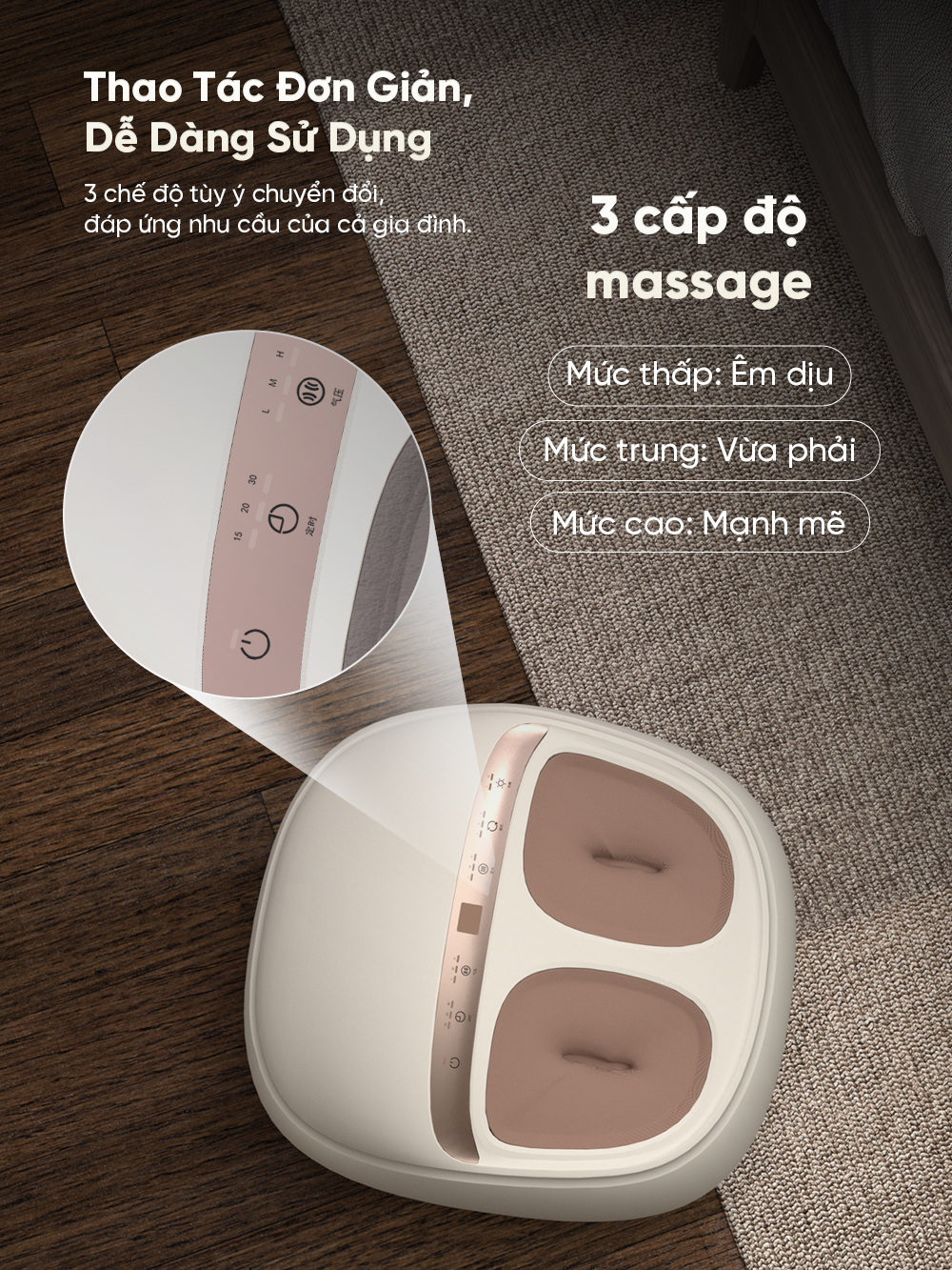 Máy Massage Chân BREO Foot 3 | Mô Phỏng Kỹ Thuật Bấm Huyệt Y Học Cổ Truyền | Bảo hành 12 Tháng 62 Breo Foot 3 8