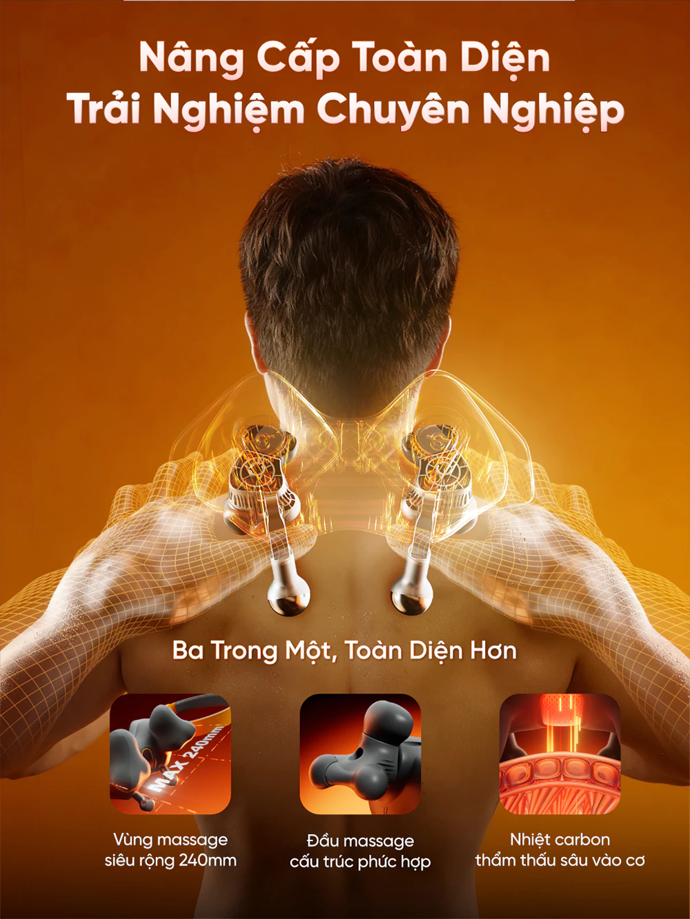 Máy Massage Cổ Vai Gáy BREO N7 | Động Cơ Mạnh Đột Phá - Liệu Pháp Chườm Ấm Carbon Trị Liệu Chuyên Sâu | Bảo hành 12 Tháng 55 Breo N7 4