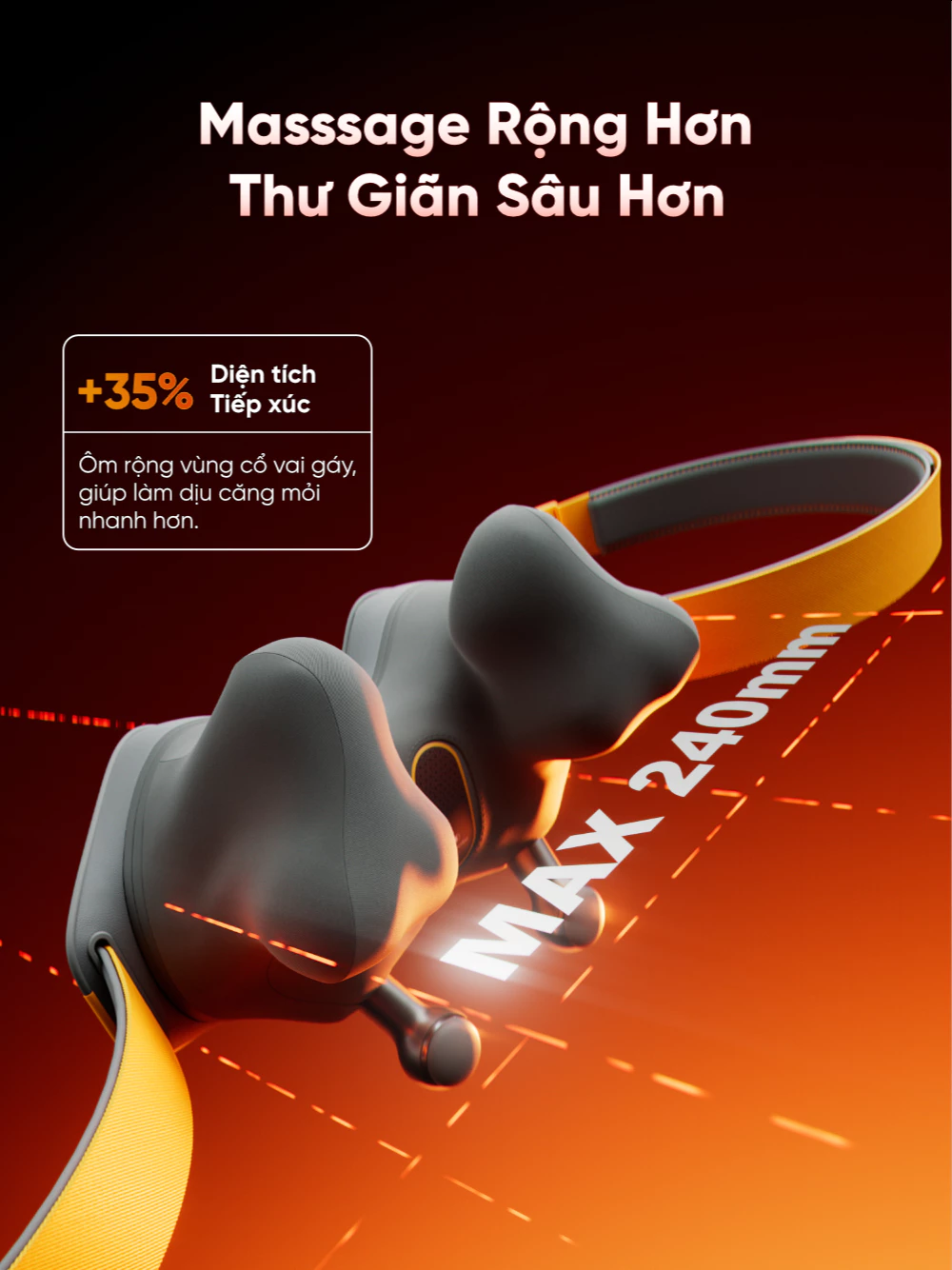 Máy Massage Cổ Vai Gáy BREO N7 | Động Cơ Mạnh Đột Phá - Liệu Pháp Chườm Ấm Carbon Trị Liệu Chuyên Sâu | Bảo hành 12 Tháng 54 Breo N7 5