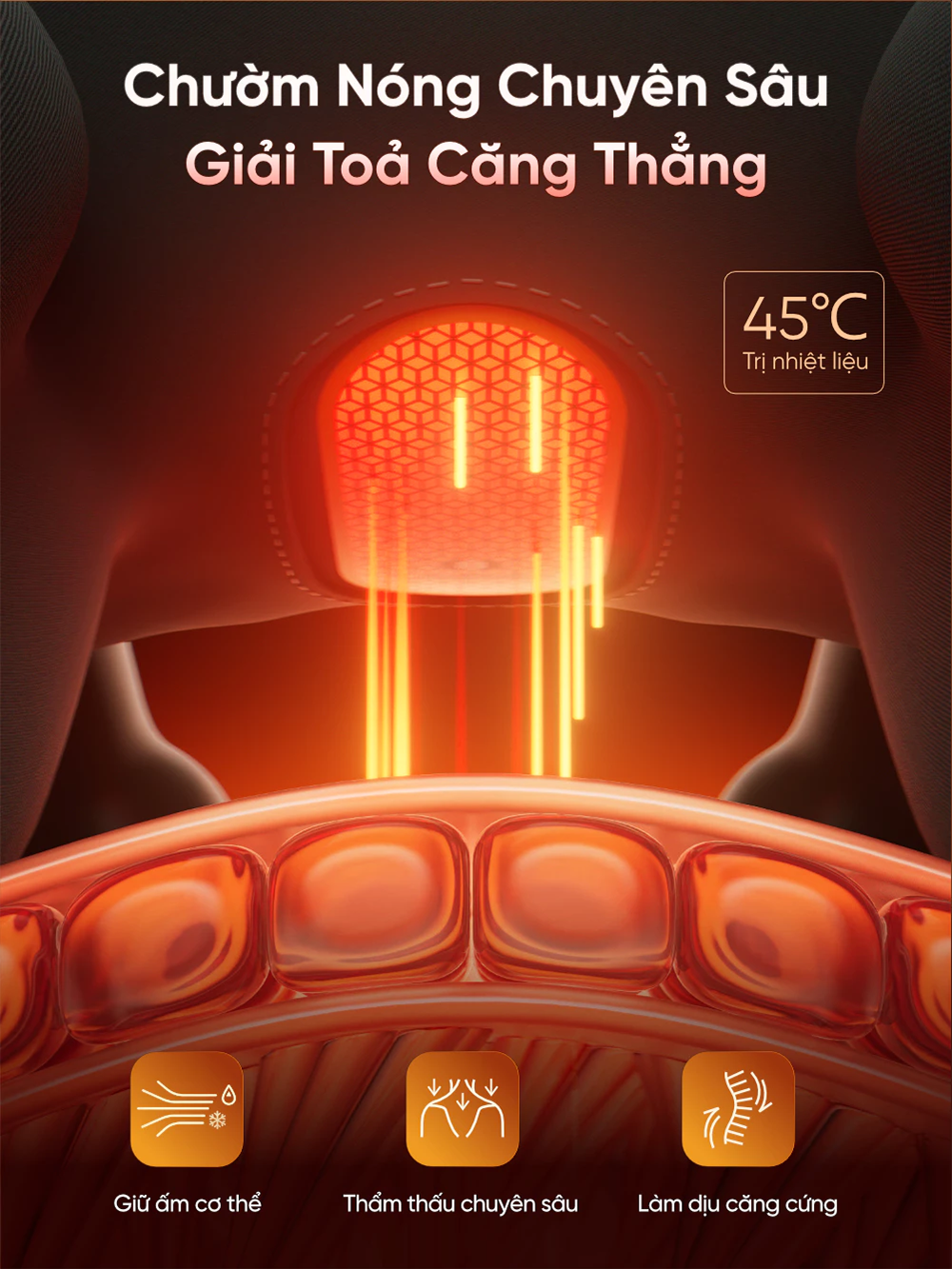 Máy Massage Cổ Vai Gáy BREO N7 | Động Cơ Mạnh Đột Phá - Liệu Pháp Chườm Ấm Carbon Trị Liệu Chuyên Sâu | Bảo hành 12 Tháng 52 Breo N7 7