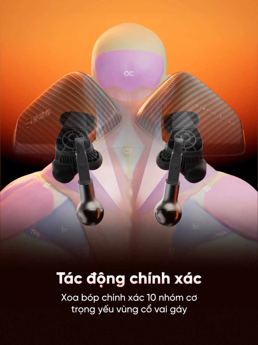 Máy Massage Cổ Vai Gáy BREO N7 | Động Cơ Mạnh Đột Phá - Liệu Pháp Chườm Ấm Carbon Trị Liệu Chuyên Sâu | Bảo hành 12 Tháng 51 Breo N7 8