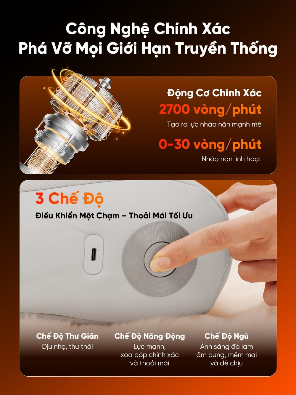 Gối Massage Cổ Vai Gáy Breo P2 | Massage Như Tay Người - Sử Dụng Không Dây - Êm Như Gối Ngủ | Bảo hành 12 Tháng 51 Breo P2 6