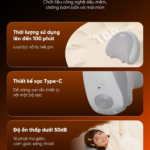 Gối Massage Cổ Vai Gáy Breo P2 | Massage Như Tay Người – Sử Dụng Không Dây – Êm Như Gối Ngủ | Bảo hành 12 Tháng