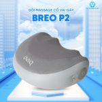 Gối Massage Cổ Vai Gáy Breo P2 | Massage Như Tay Người – Sử Dụng Không Dây – Êm Như Gối Ngủ | Bảo hành 12 Tháng