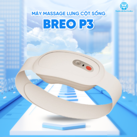 Máy Massage Lưng Cột Sống Breo P3 | Xoa Bóp Êm Ái – Chườm Ấm Thư Giãn – Đai Đeo Tiện Lợi | Bảo hành 12 Tháng