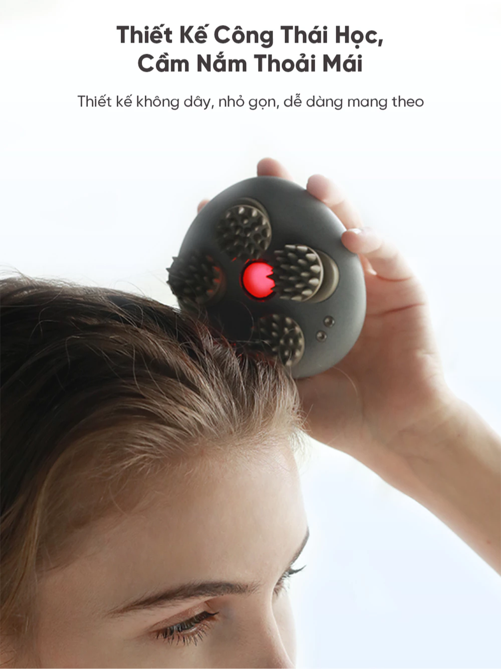 Máy Massage Da Đầu BREO Scalp Mini Pro | Ánh Sáng Hồng Ngoại Kích Thích Mọc Tóc - Chống Nước | Bảo hành 12 Tháng 47 Breo Scalp Mini Pro 8