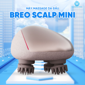 Máy Massage Da Đầu BREO Scalp Mini | Đầu Silicon Lưu Thông Khí Huyết – Kích Thích Mọc Tóc – Chống Nước | Bảo hành 12 Tháng