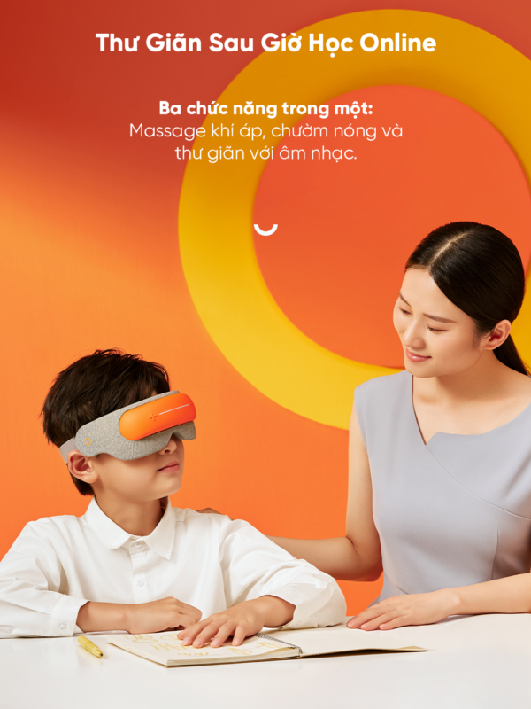 Máy Massage Mắt Trẻ Em BREO See 5K | Bảo Vệ Thị Lực – Ấn Huyệt Sưởi Ấm Thư Giãn – Giảm Nhức Mỏi Mắt  | Bảo hành 12 Tháng