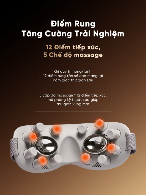 Máy Massage Mắt BREO See K Pro | Giảm Thâm Nhức Mỏi Mắt – Chườm Lạnh Và Nóng Thư Giãn Mắt | Bảo hành 12 Tháng