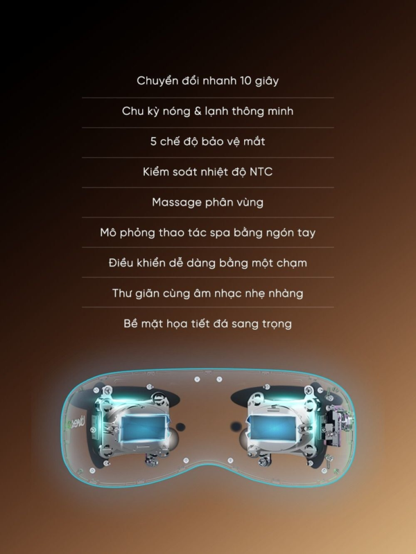 Máy Massage Mắt BREO See K Pro | Giảm Thâm Nhức Mỏi Mắt – Chườm Lạnh Và Nóng Thư Giãn Mắt | Bảo hành 12 Tháng