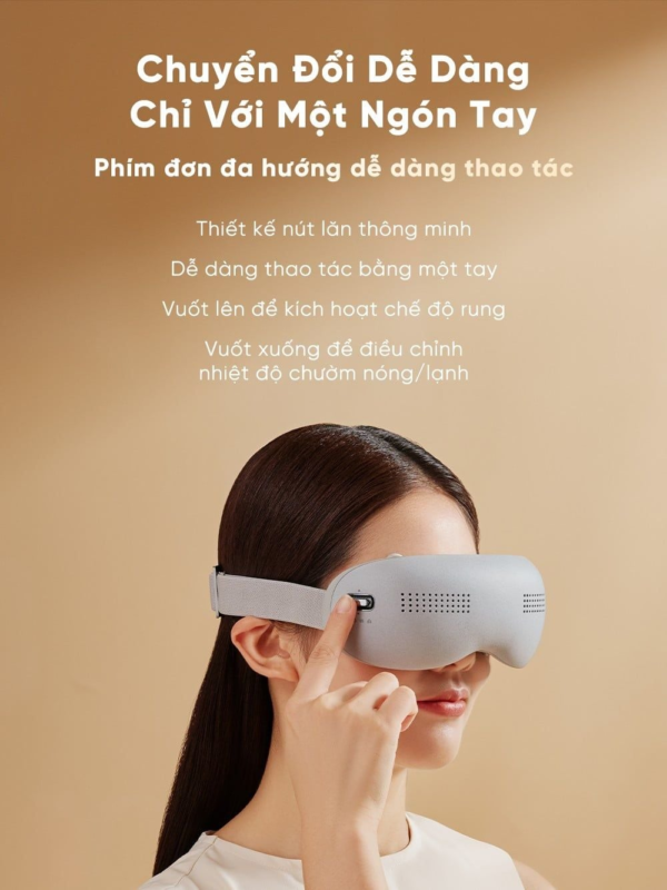 Máy Massage Mắt BREO See K Pro | Giảm Thâm Nhức Mỏi Mắt – Chườm Lạnh Và Nóng Thư Giãn Mắt | Bảo hành 12 Tháng