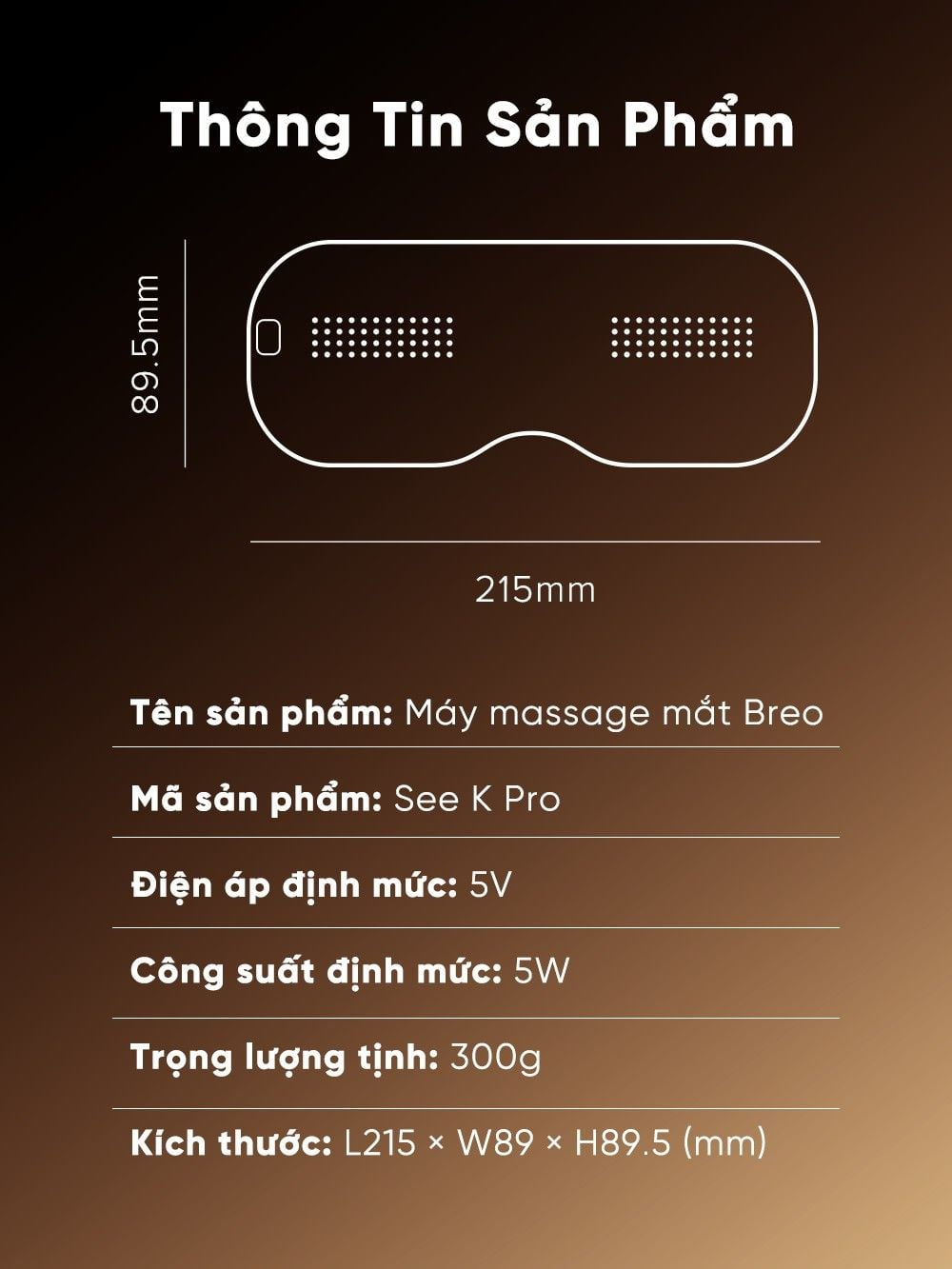 Máy Massage Mắt BREO See K Pro | Giảm Thâm Nhức Mỏi Mắt - Chườm Lạnh Và Nóng Thư Giãn Mắt | Bảo hành 12 Tháng 49 Breo See K Pro 7
