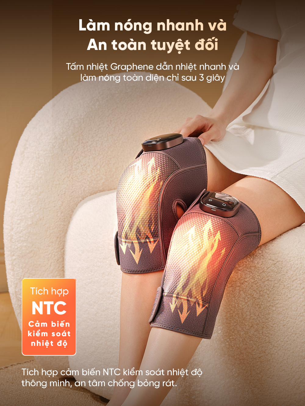 Máy Massage Đầu Gối BREO X2 | Kết Hợp Ngải Cứu - Chườm Ấm Giảm Đau Khớp Gối | Bảo hành 12 Tháng 63 Breo X2 6